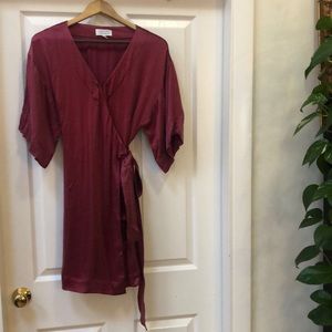 & Other Stories Pink Wrap Dress